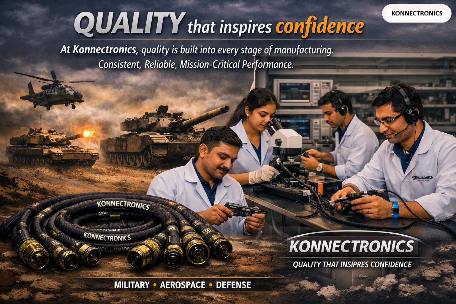 Quality inspection at Konnectronics