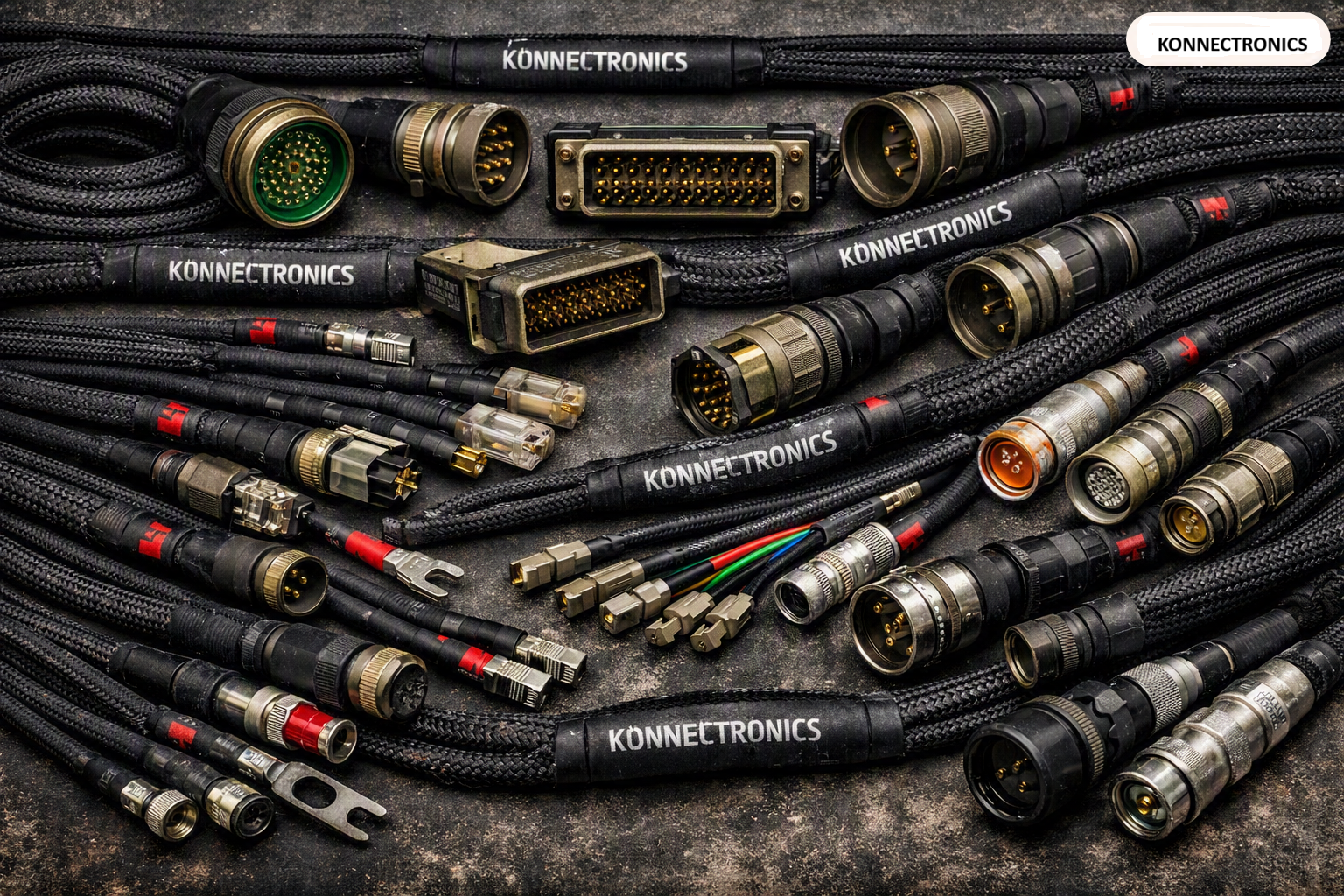 Electrical and signal cable harness